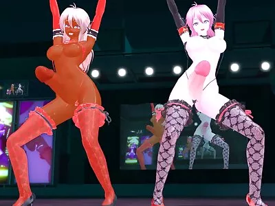 Bootylicious 宝贝正在更衣室里轮奸